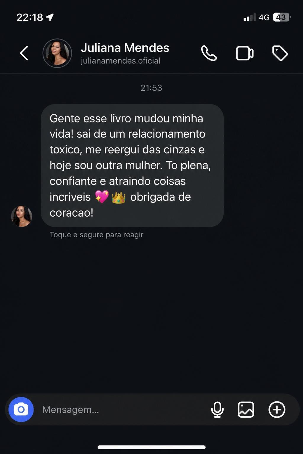 Depoimento de Larissa